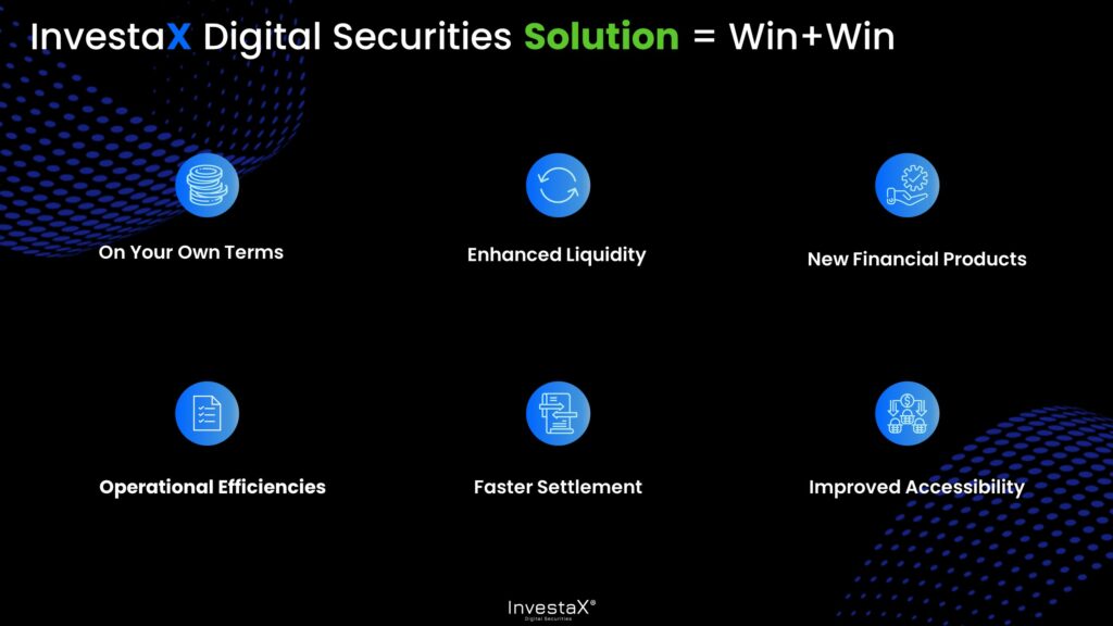 InvestaX Digital Securities more liquidity