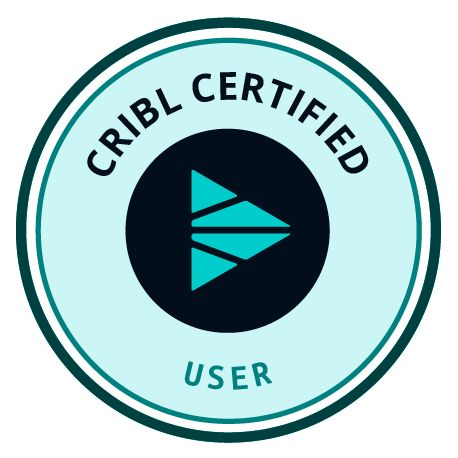 Cribl Certified User Badge