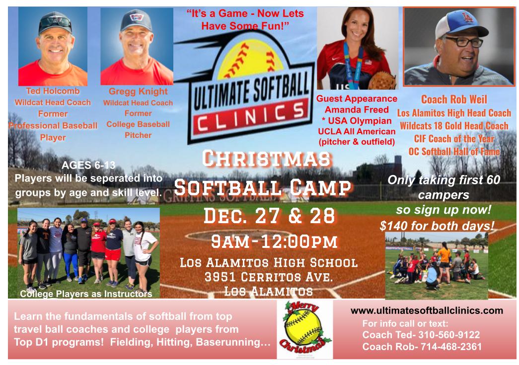 Ultimate Winter Softball Camp 12/27-12/28