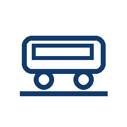 Rail and metro industry icon