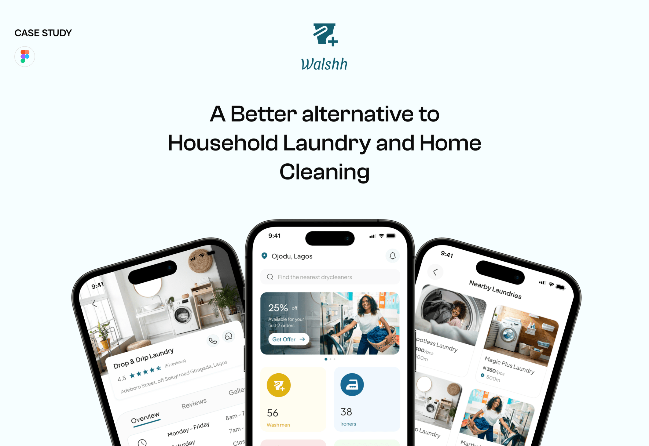 Laundry App UI/UX Designer Case Study