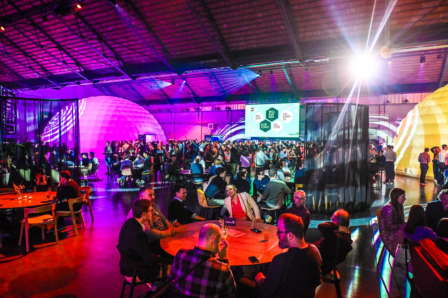 QuickSpace modular event structures with integrated technology