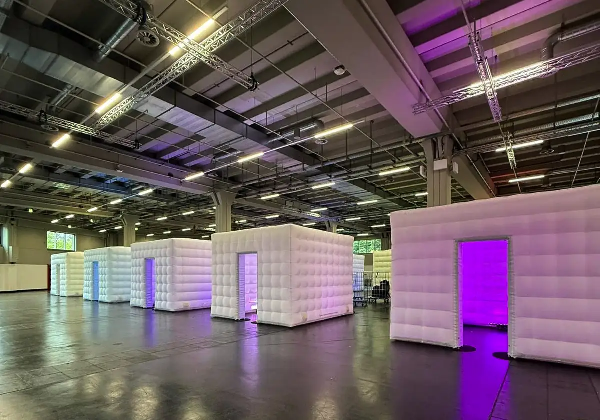 Cube 4m x 4m gonflable