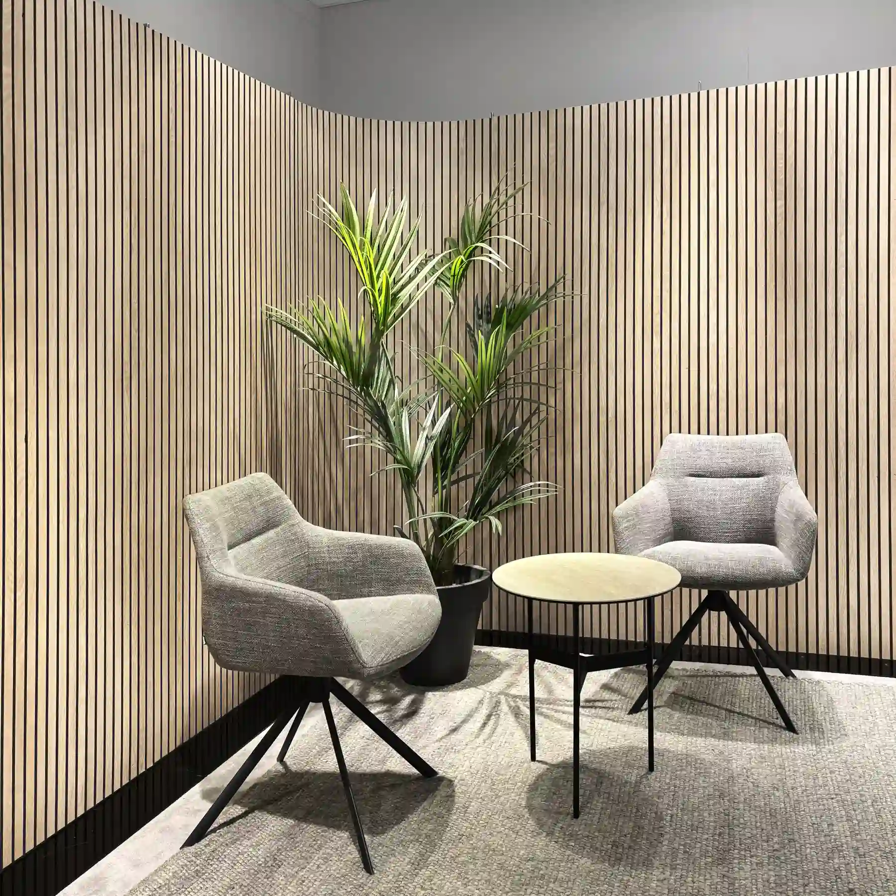 Mur acoustique en bois
