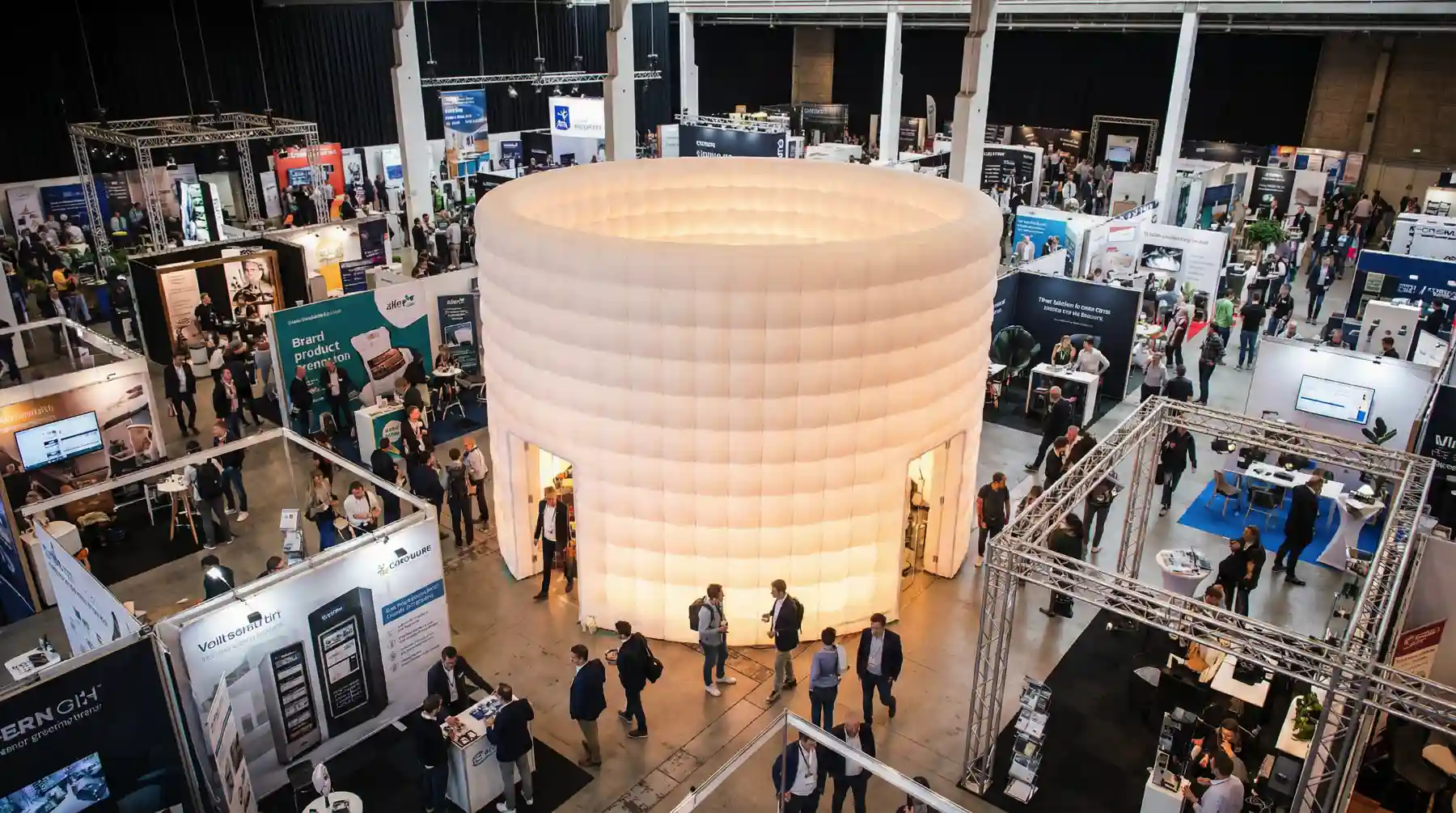 Espacio temporal cilíndrico para conferencias
