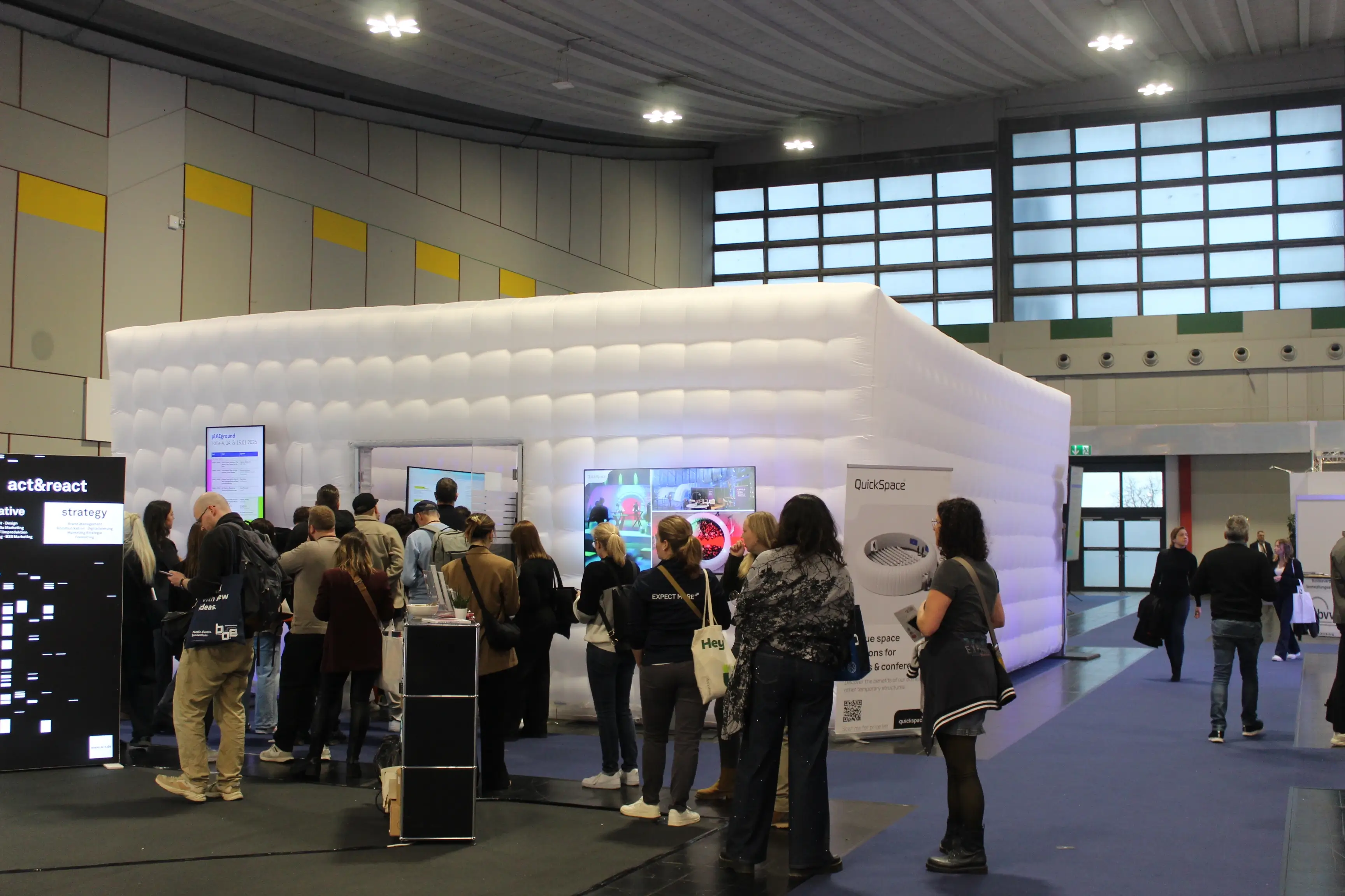 Espace cube temporaire BOE