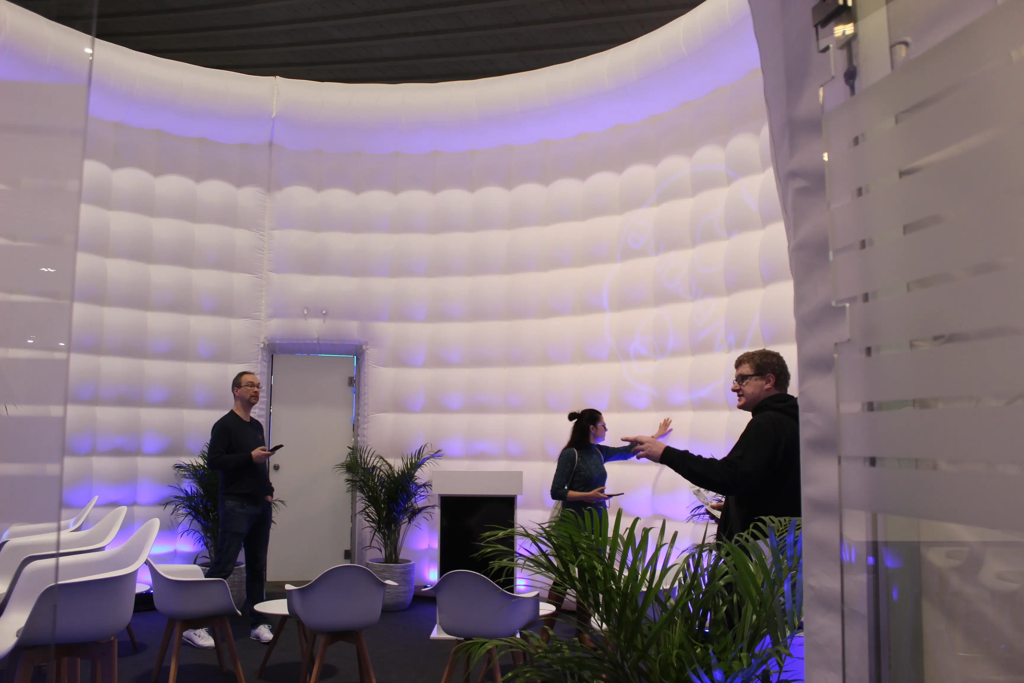 Stand temporaire Silo BOE