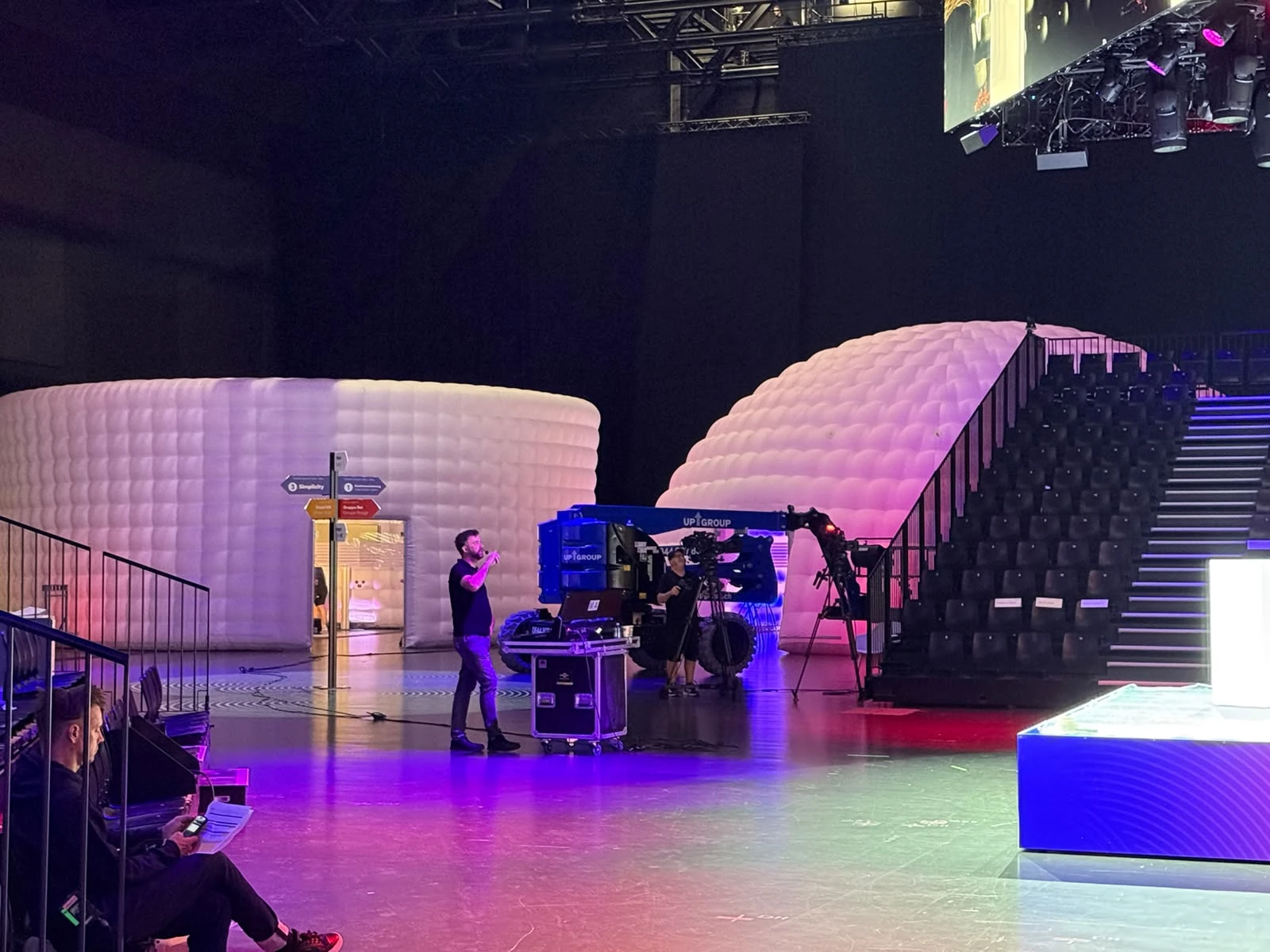 Opblaasbare Silo als tijdelijke ruimte voor events
