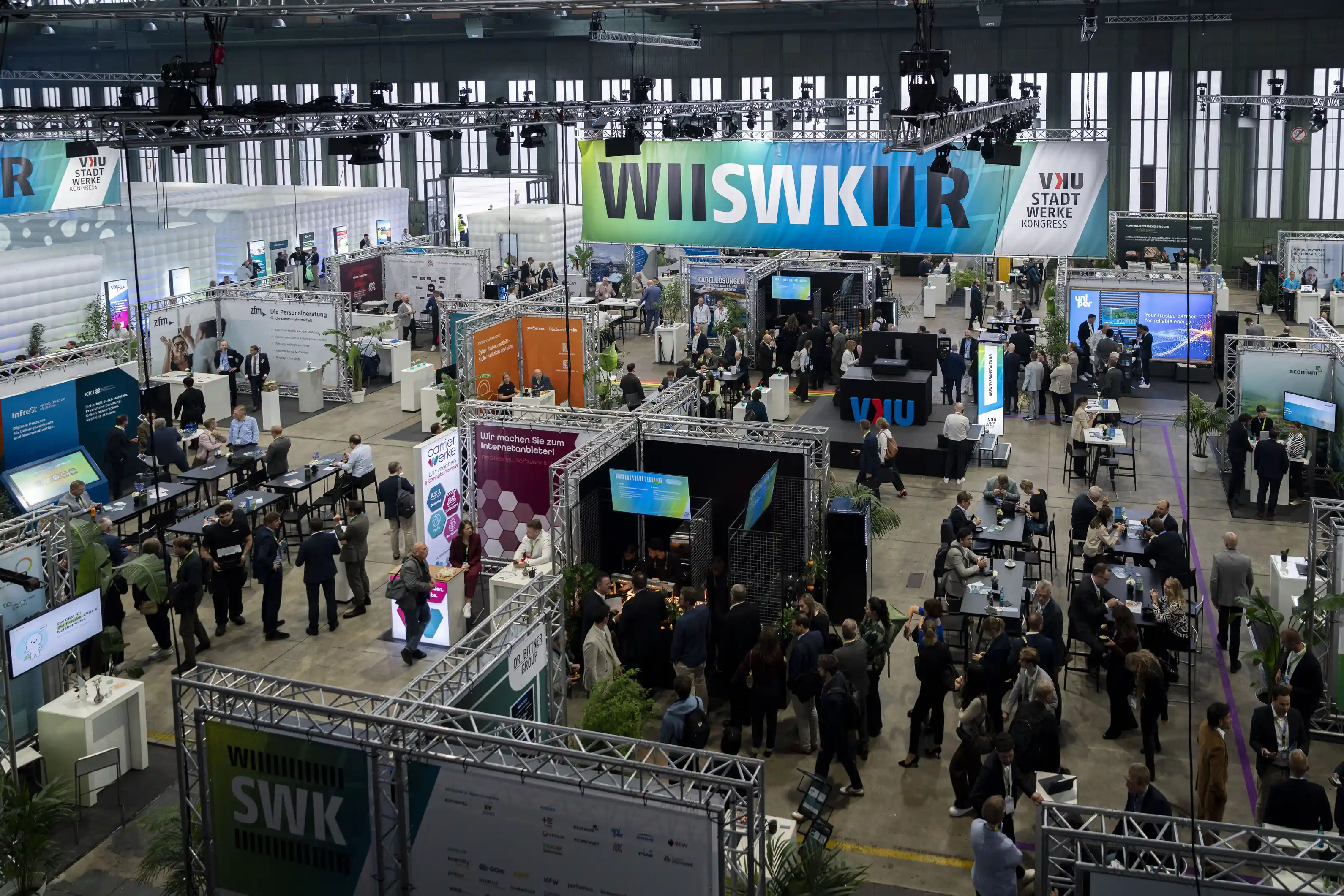 Opblaasbare ruimtes bij VKU congres Berlin