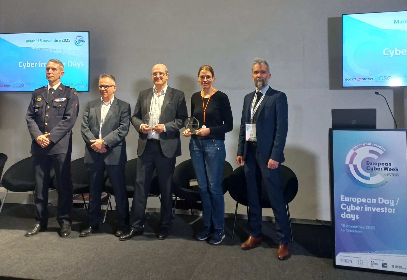 enclaive wins the ECSO Cyber Investor Days 2025 in Rennes!