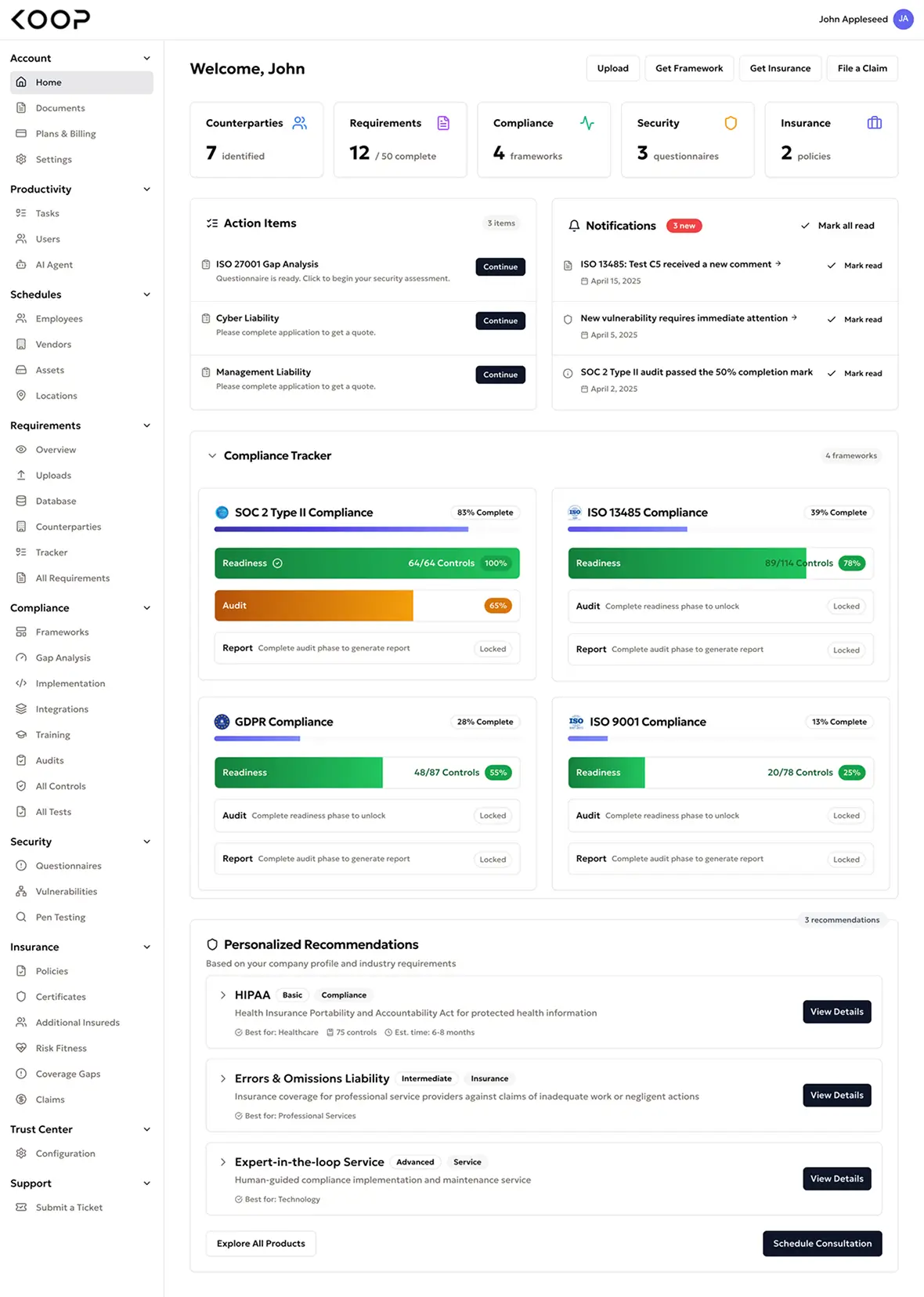See Koop platform inside