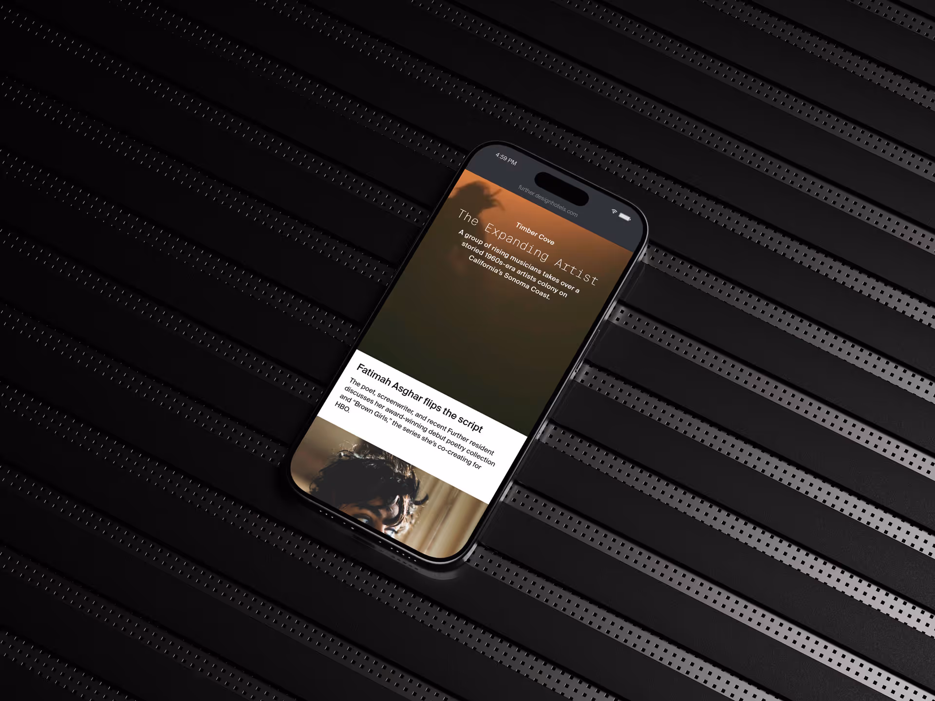 further mobile mockup poets