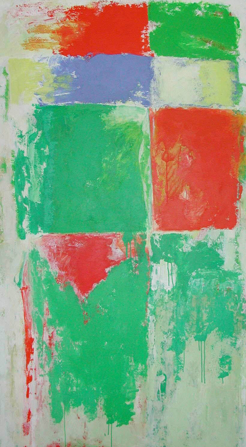 Jef Diederen,  Hausse, 90, 1990, Acrylic, alkyd and oil paint on canvas 
