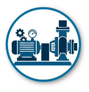 Icon showing equipment in WWTP