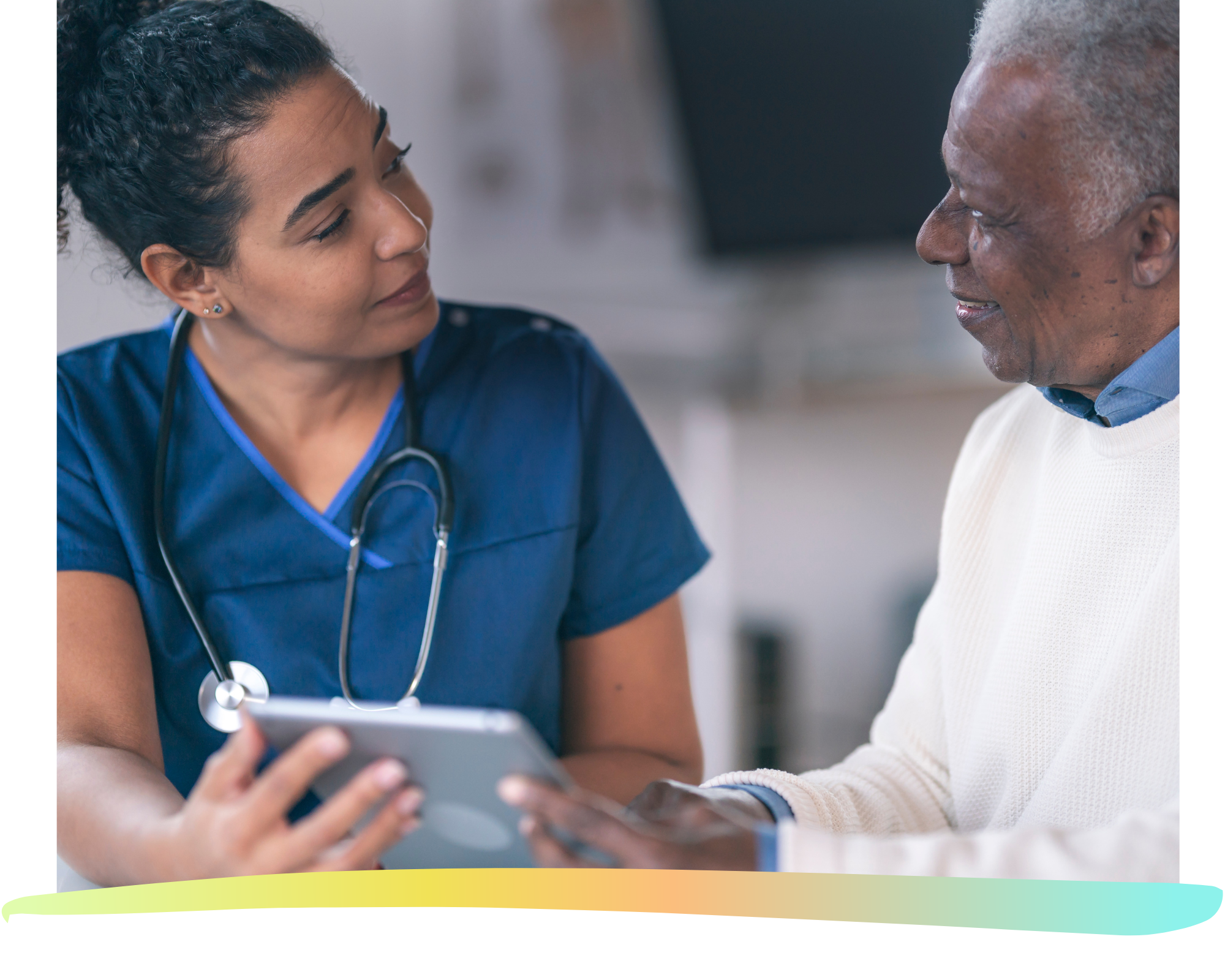 Primary care physician providing psychiatric collaborative care services with patient