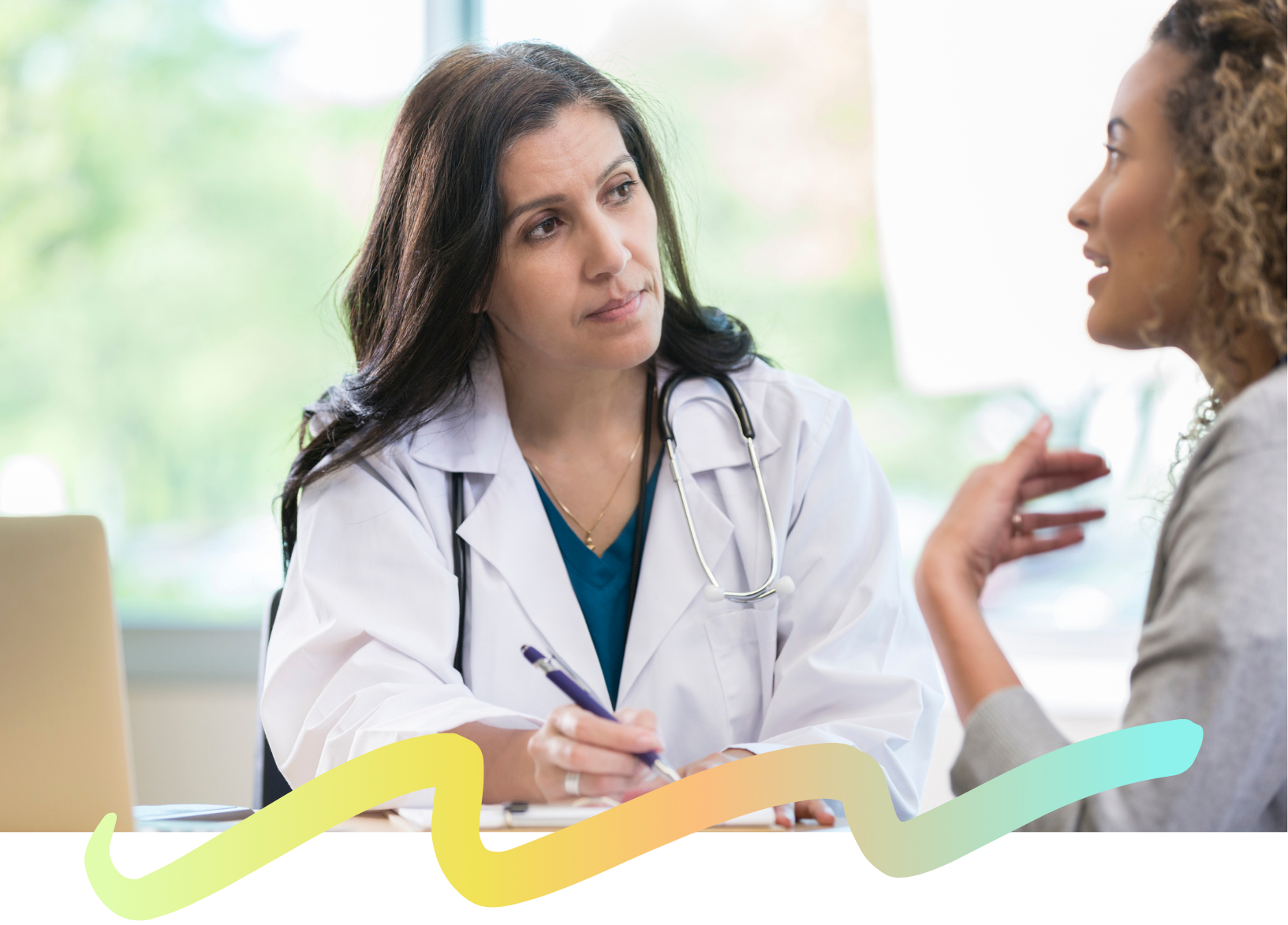 Primary care physician providing psychiatric collaborative care services with patient