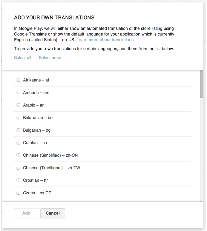 Adding Localized Google Play Store Listing (2)
