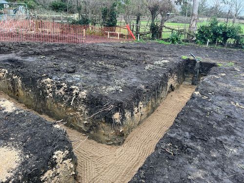 Dug out ground image