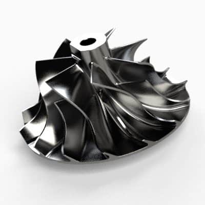 Impeller redesigned with 3D scans