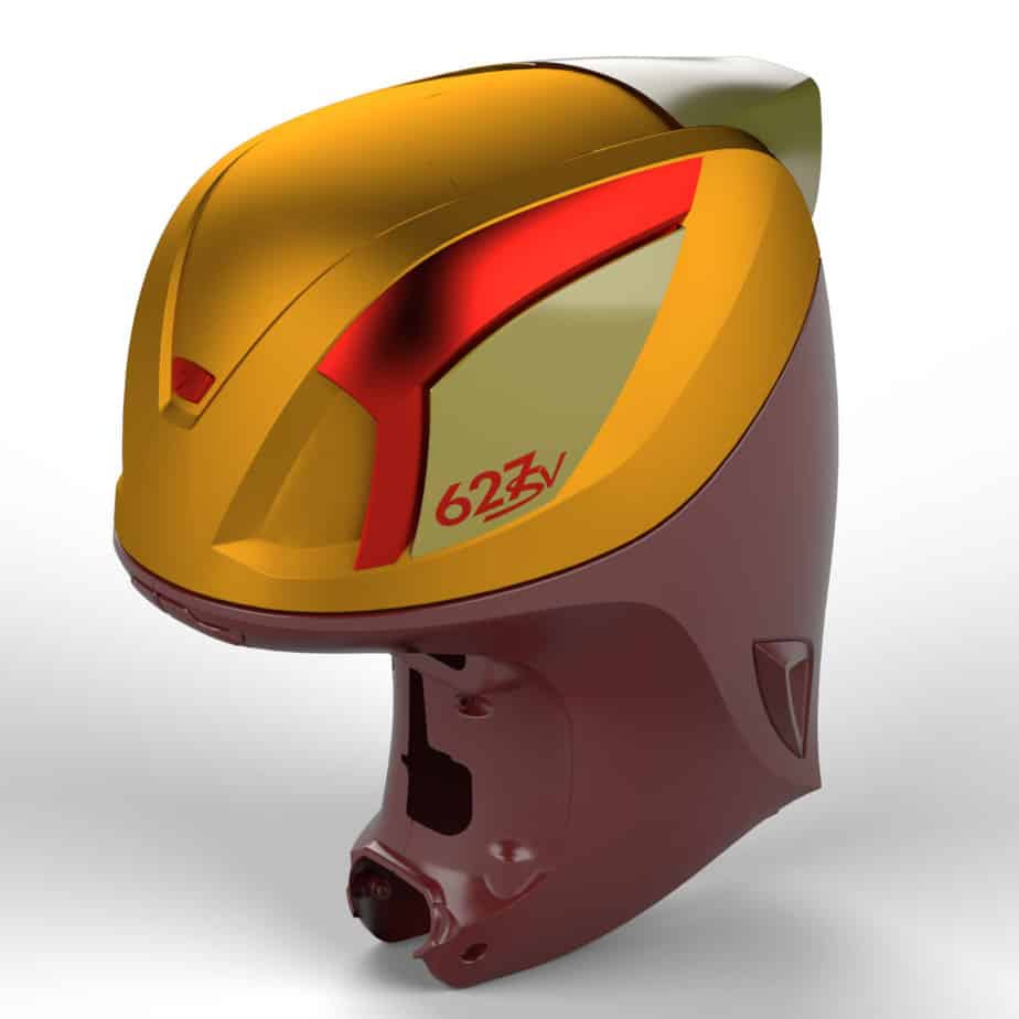 Yamaha motor model we used while creating 3D CAD drawings for motor cover