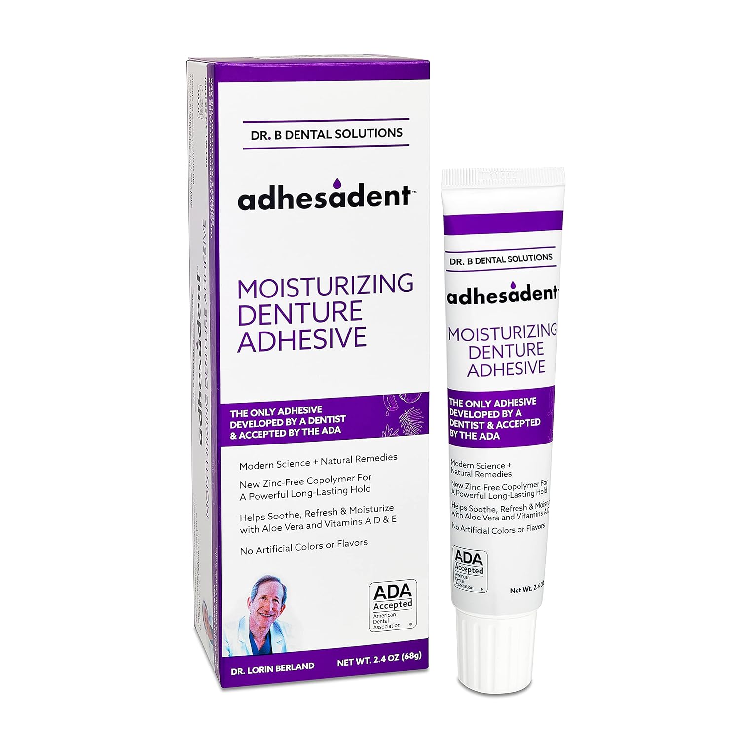 Adhesadent Moisturizing Denture Adhesive - Dr. B Dental Solutions