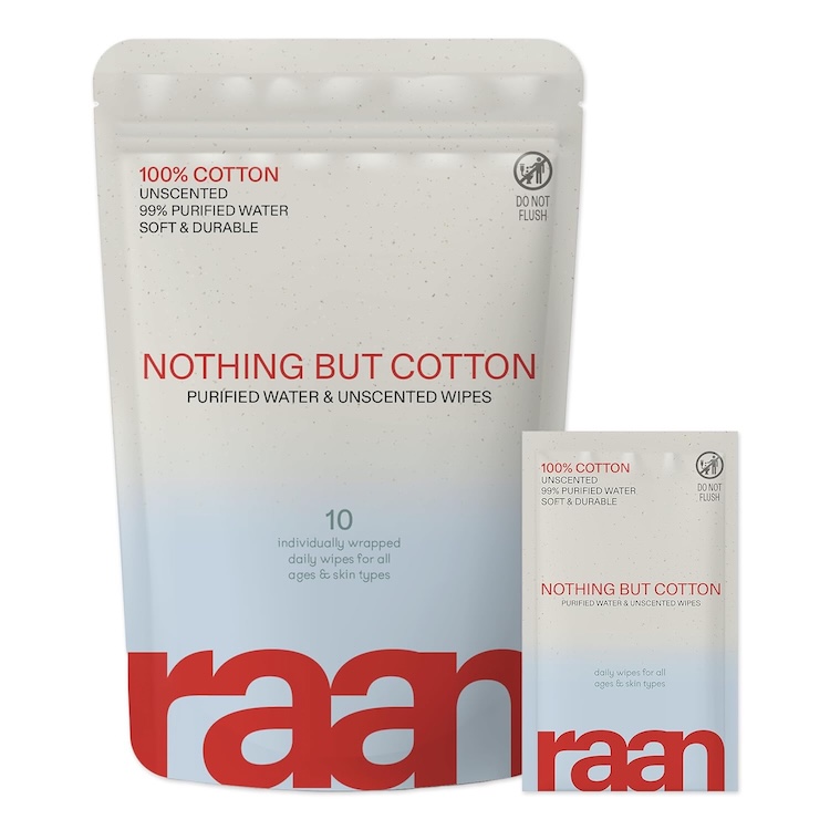 Face and Body Cleansing Wipes - Raan