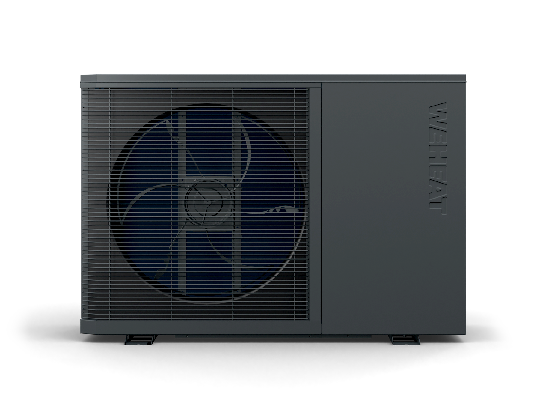 Modern huis met warmtepomp