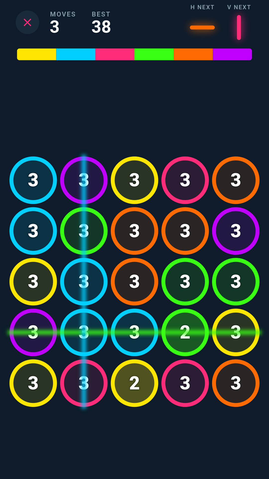 Puzzle mode gameplay