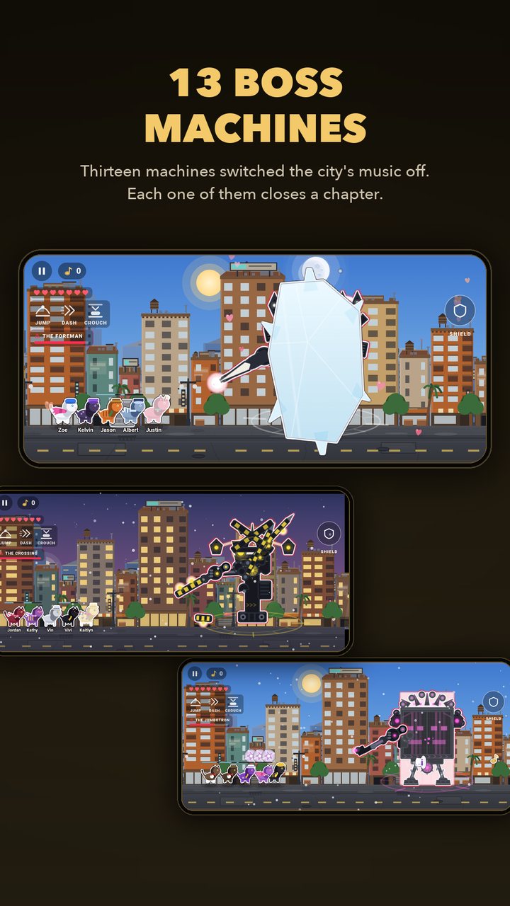 Store slide: 13 boss machines
