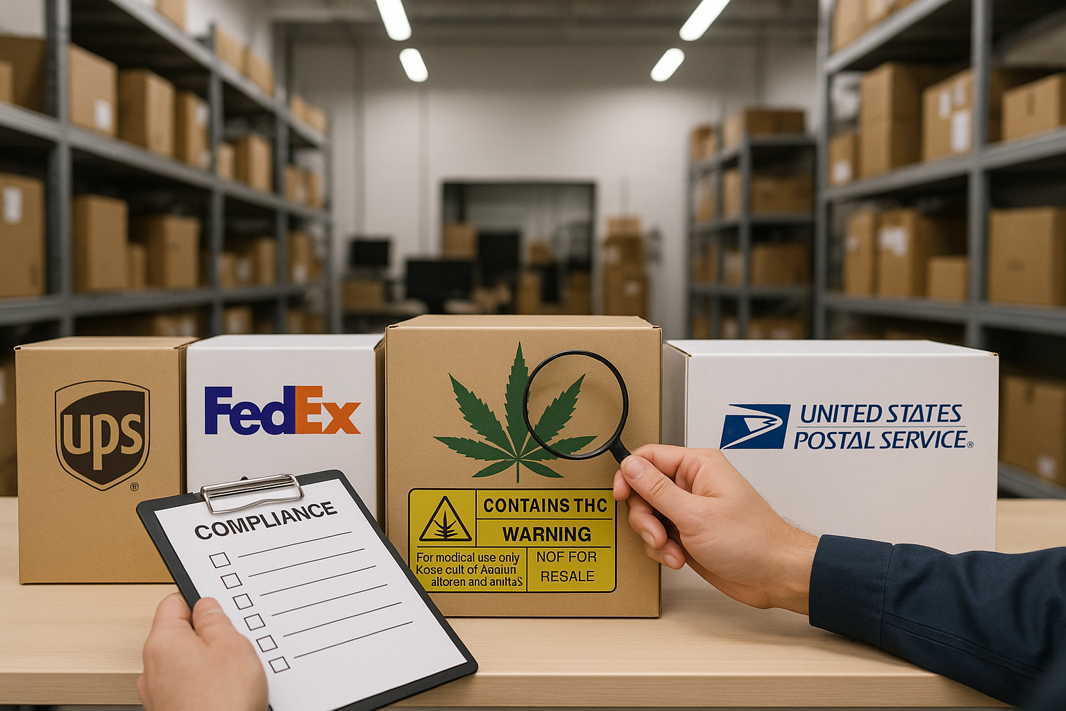 Can You Ship Hemp THC in 2025? UPS Adult‑Signature Rules, FedEx Prohibitions, and USPS Gray Areas