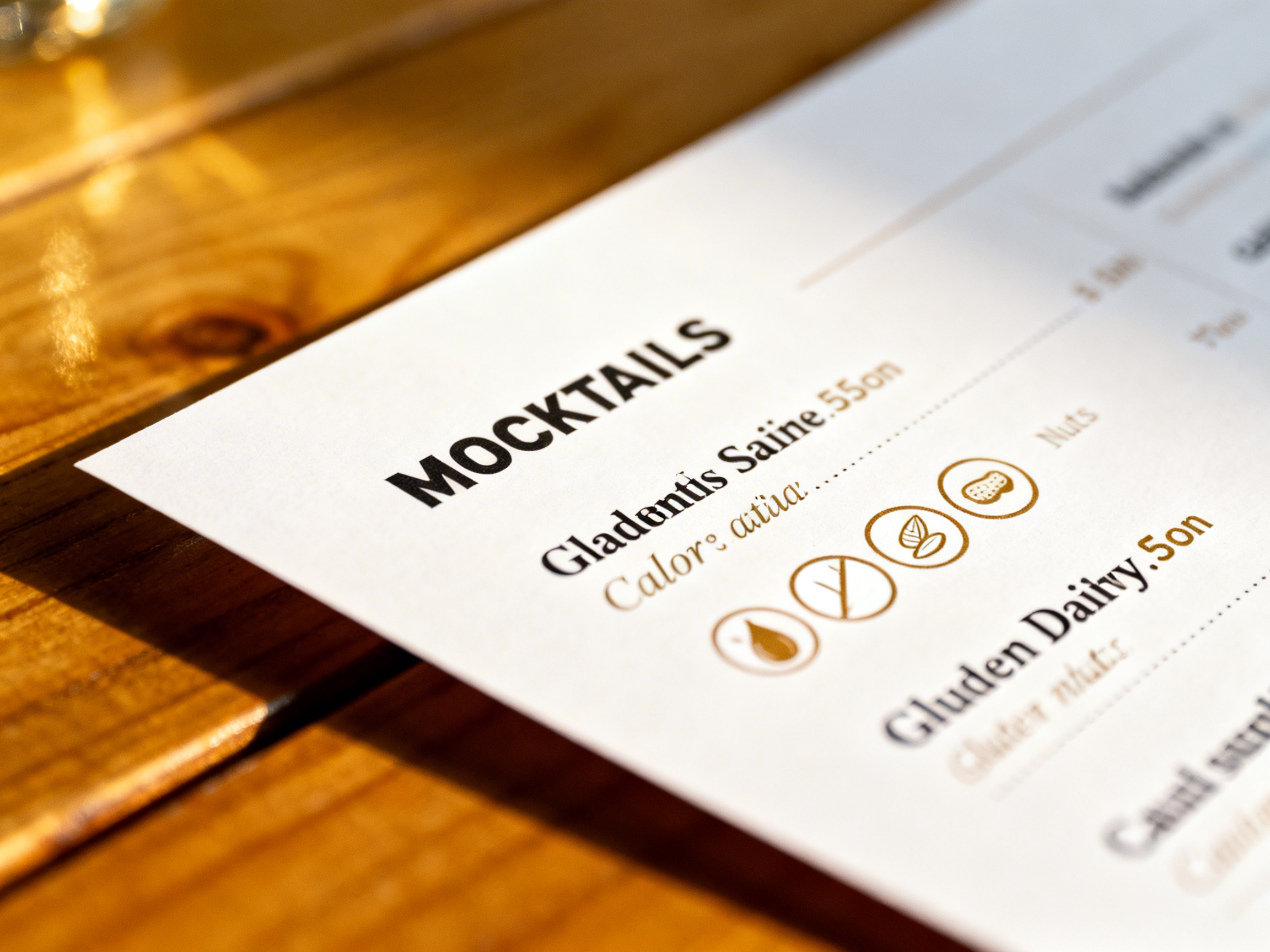 Chain‑Restaurant Menu Labeling for THC Mocktails: Calories, Allergens, and “Non‑Alcoholic Intoxicant” Disclosures