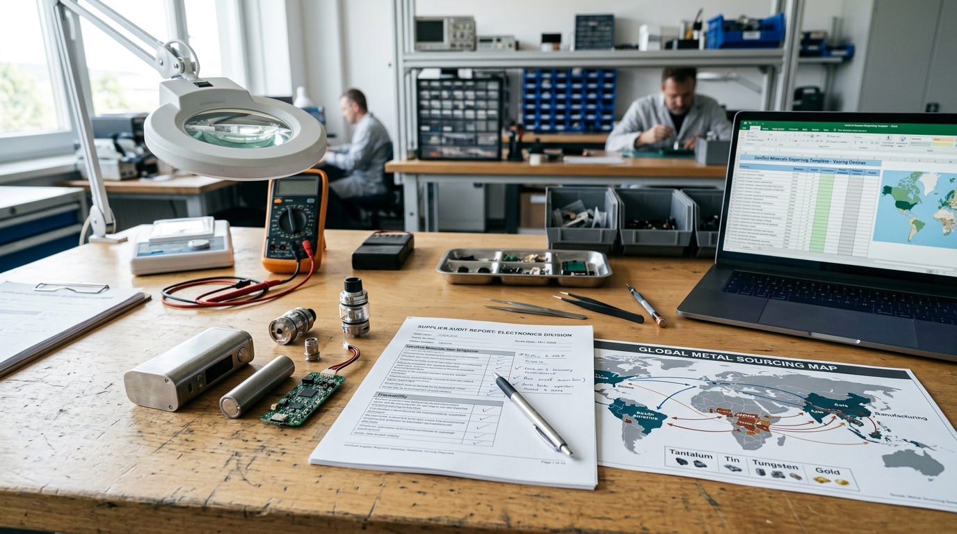 Conflict Minerals and Electronics in Vape Devices: Supplier Due Diligence Workflow