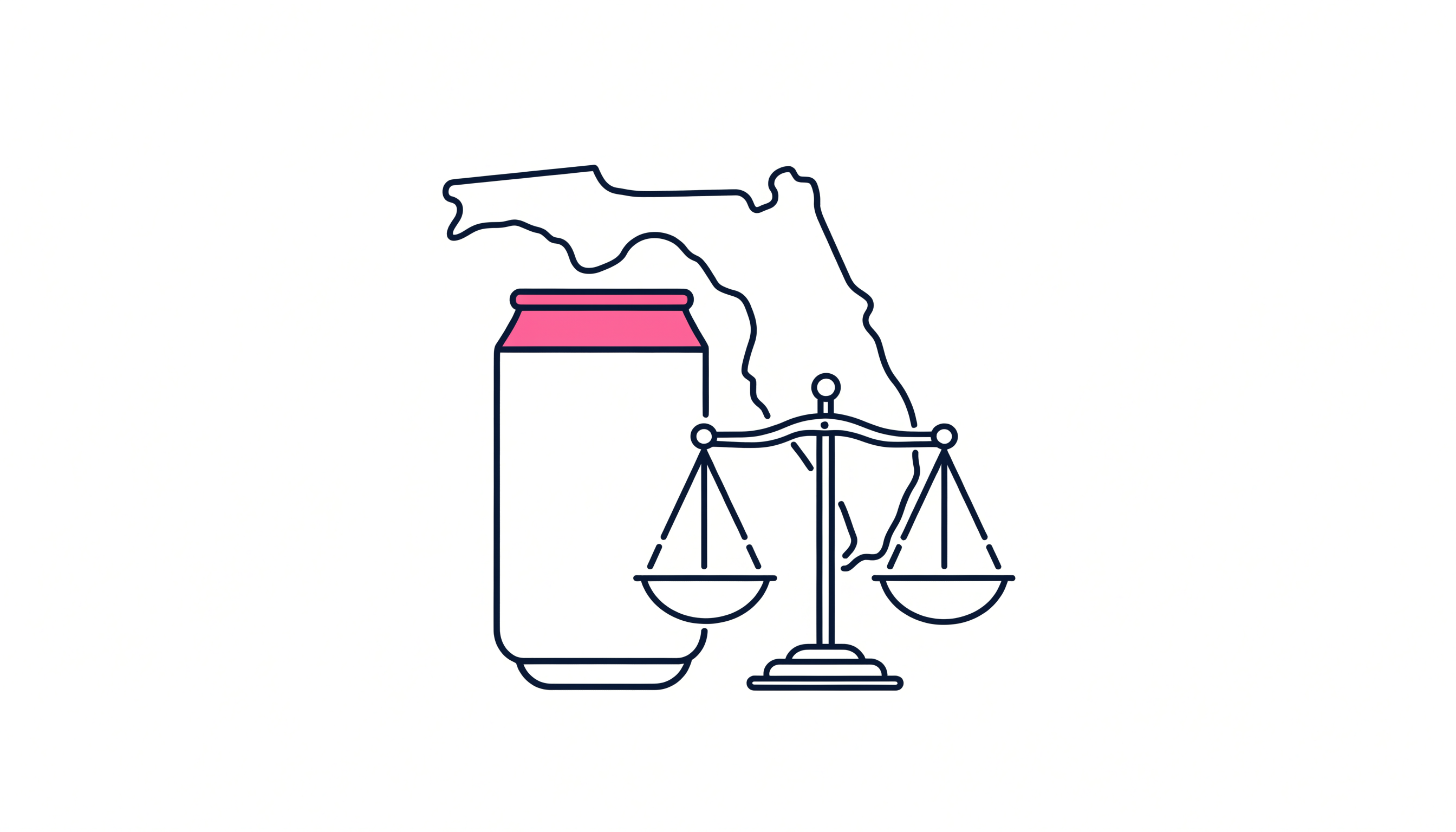 Hemp beverage legality graphic