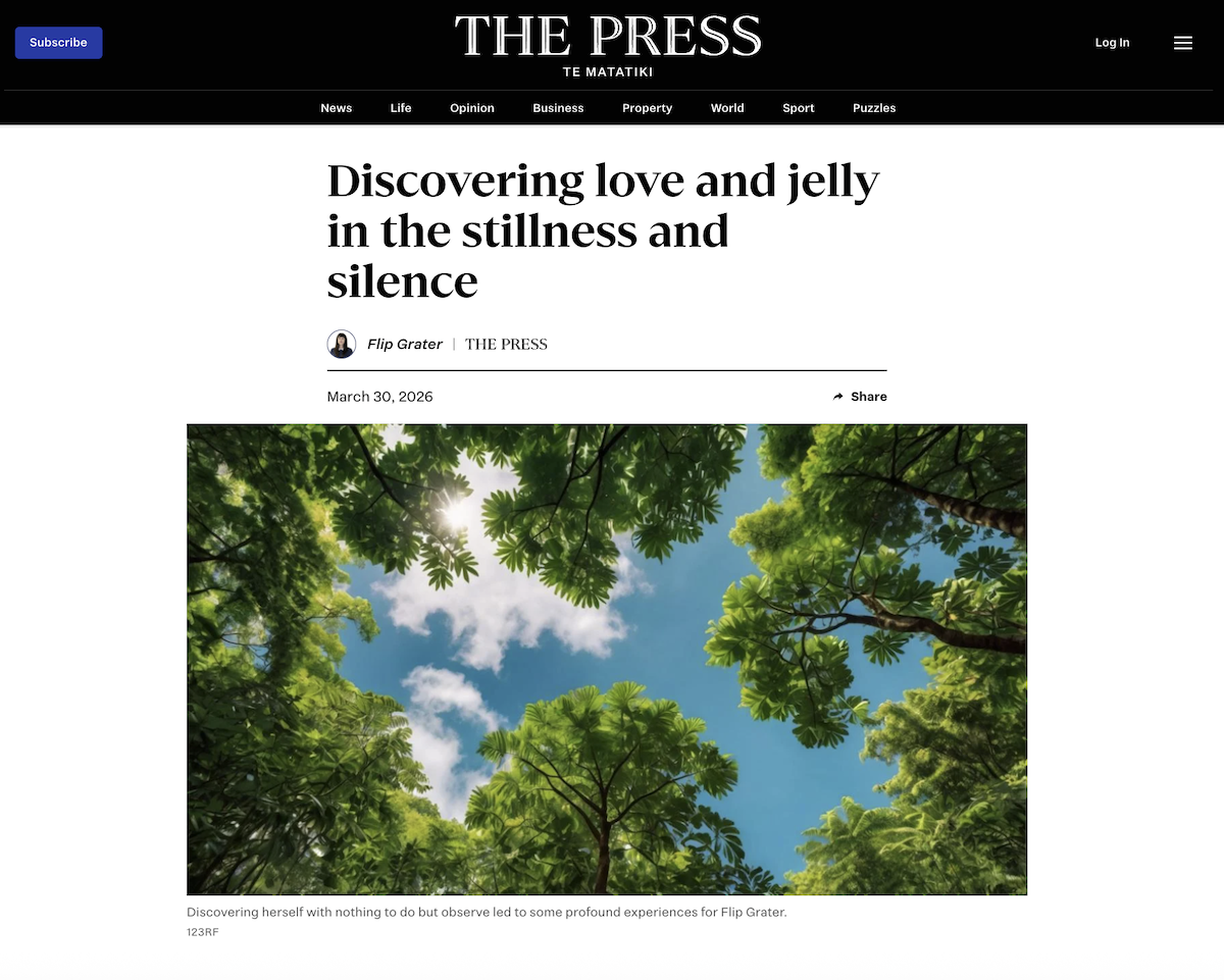 screenshot of article