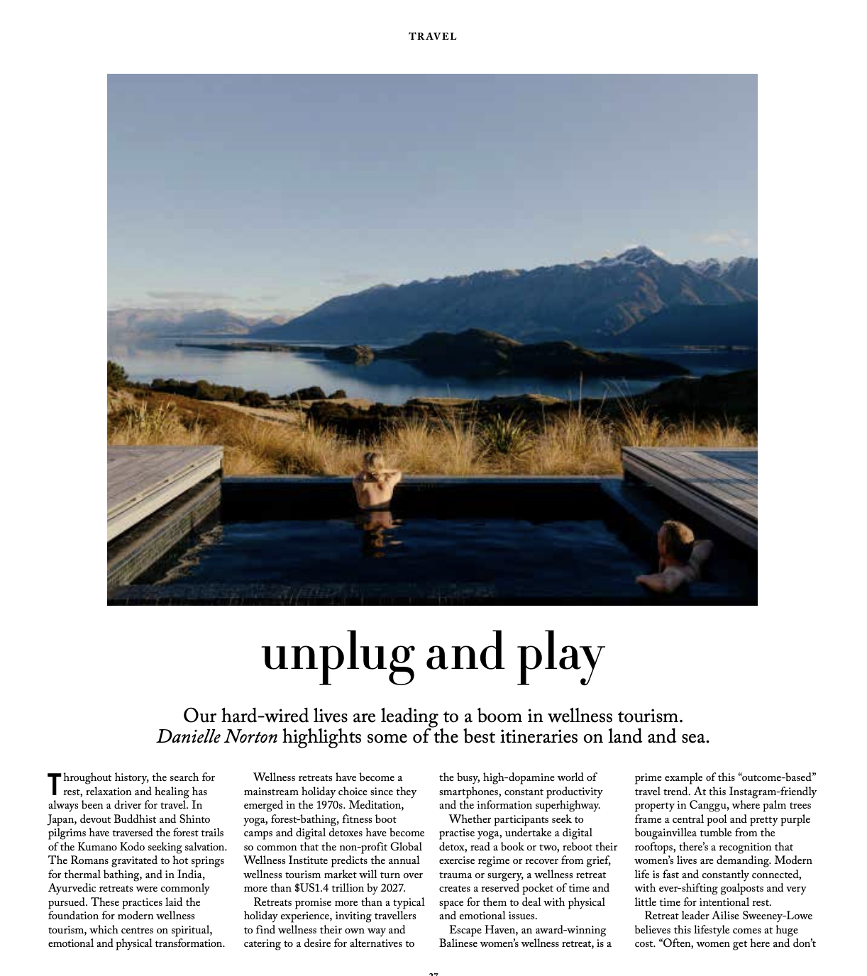 screenshot of article