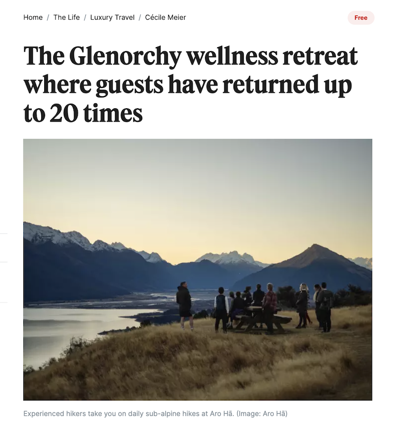 screenshot of article