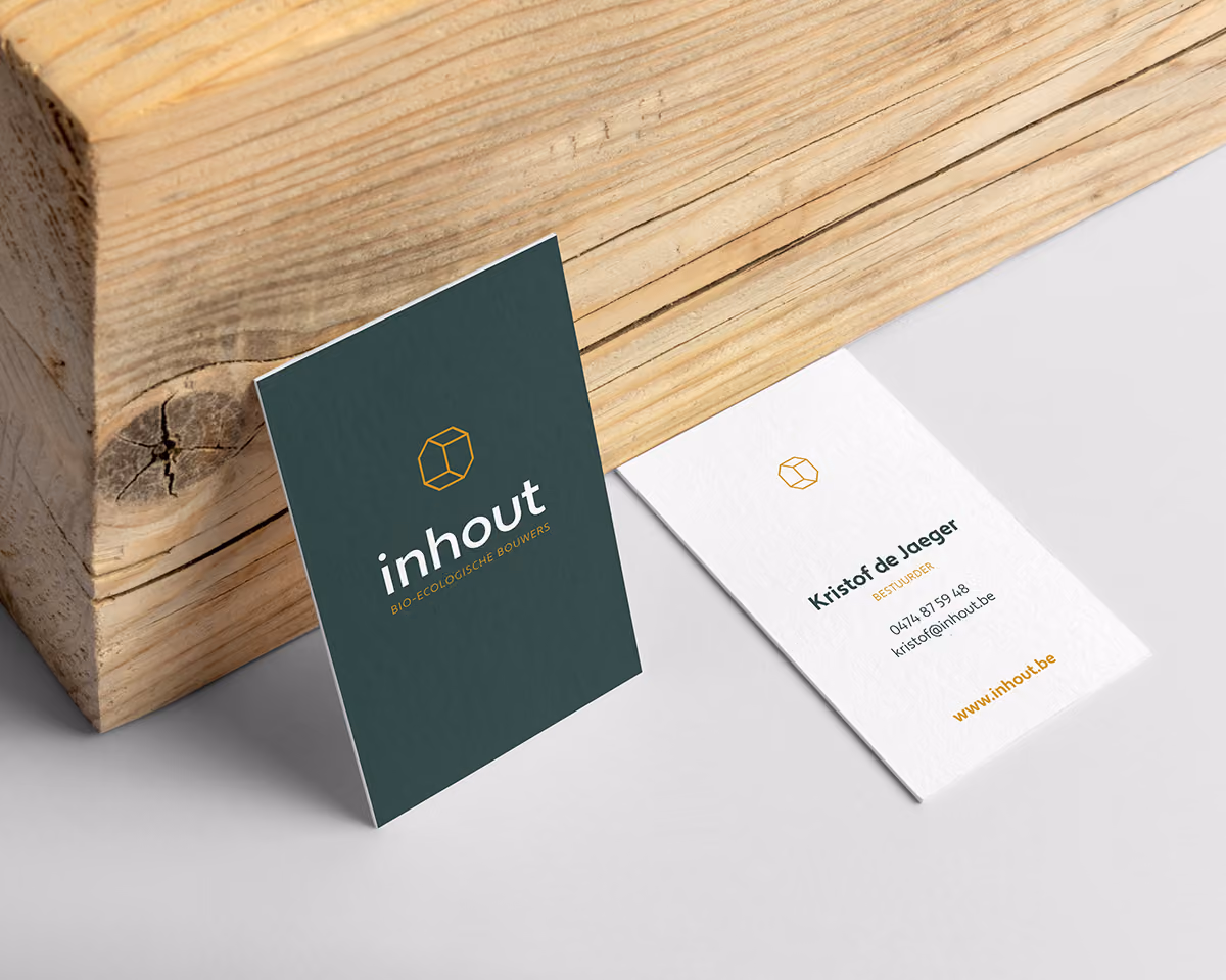 Inhout visitekaarten -  - Branding by SIX agency