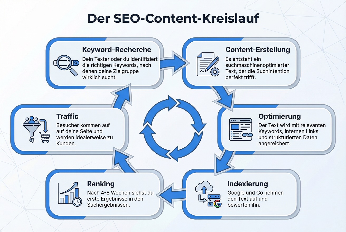 SEO Content Kreislauf