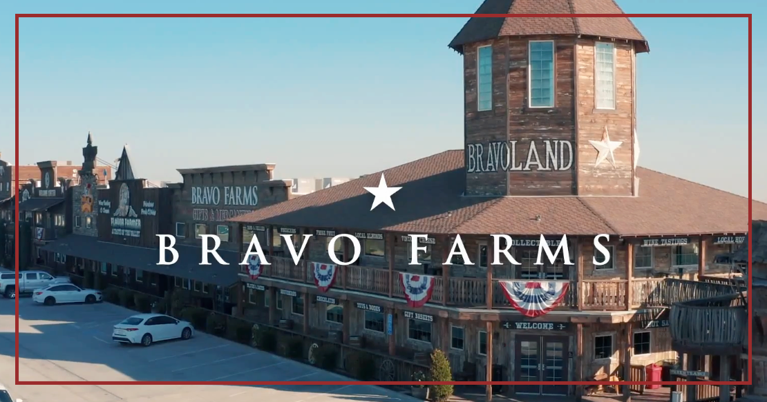 web design web development services client bravo farms logo and location