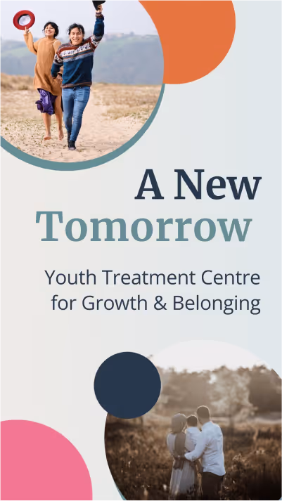 creative design samples from Nimble Digital's work for A New Tomorrow