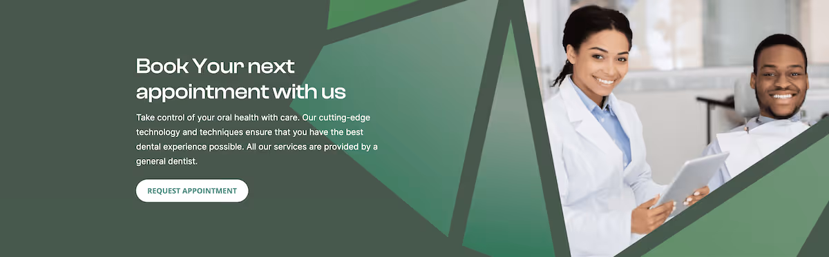 creative design samples from Nimble Digital's work for Dentology Dental