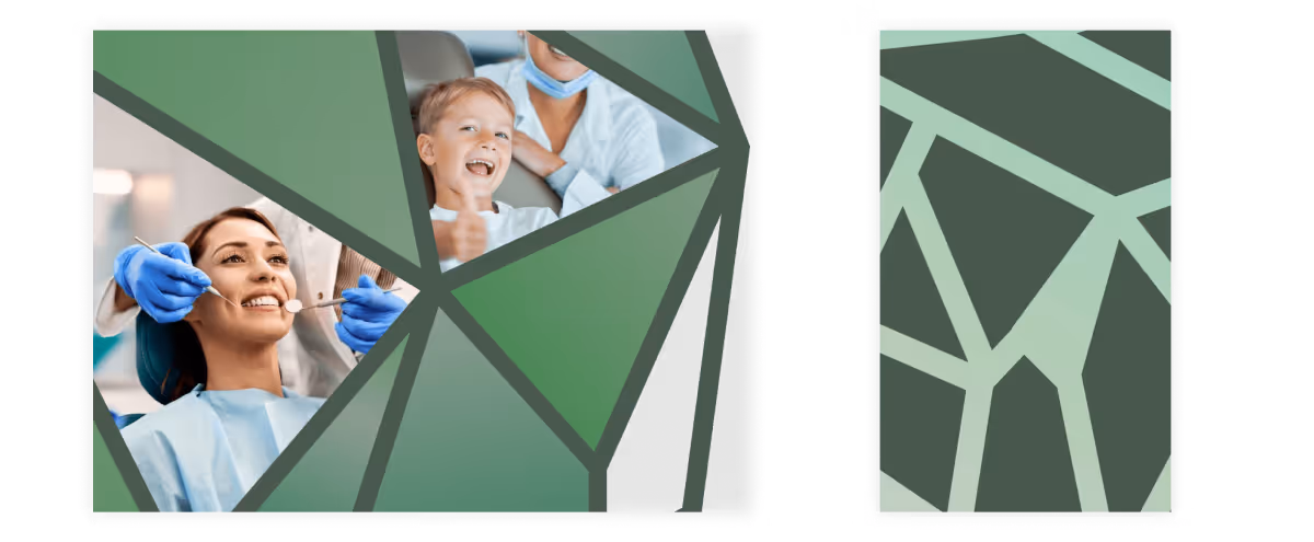 creative design samples from Nimble Digital's work for Dentology Dental