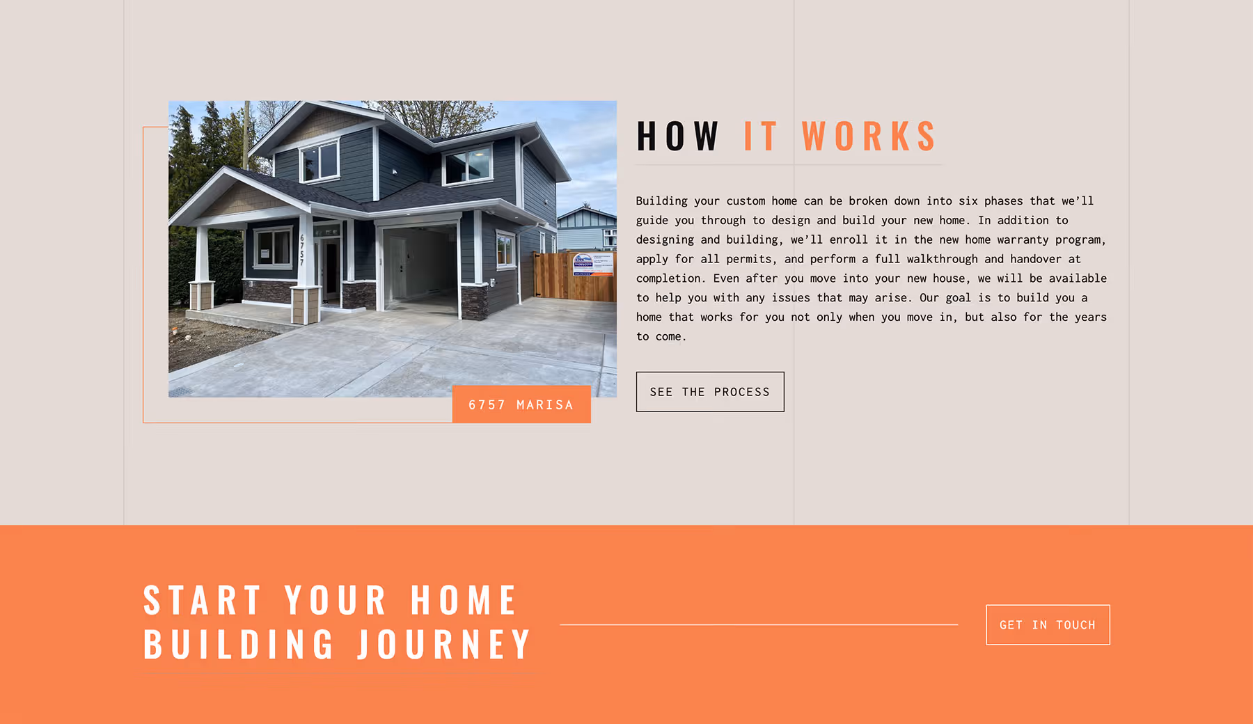 creative design samples from Nimble Digital's work for Harbour Oak Homes