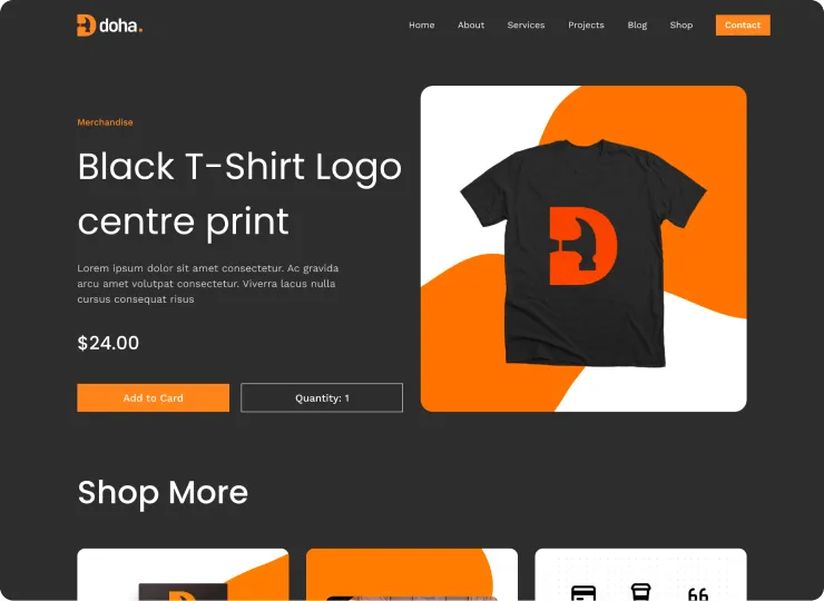 Construction Webflow Template - Doha - Designed by Azwedo.com and Wedoflow.com