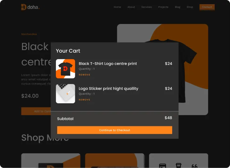 Construction Webflow Template - Doha - Designed by Azwedo.com and Wedoflow.com