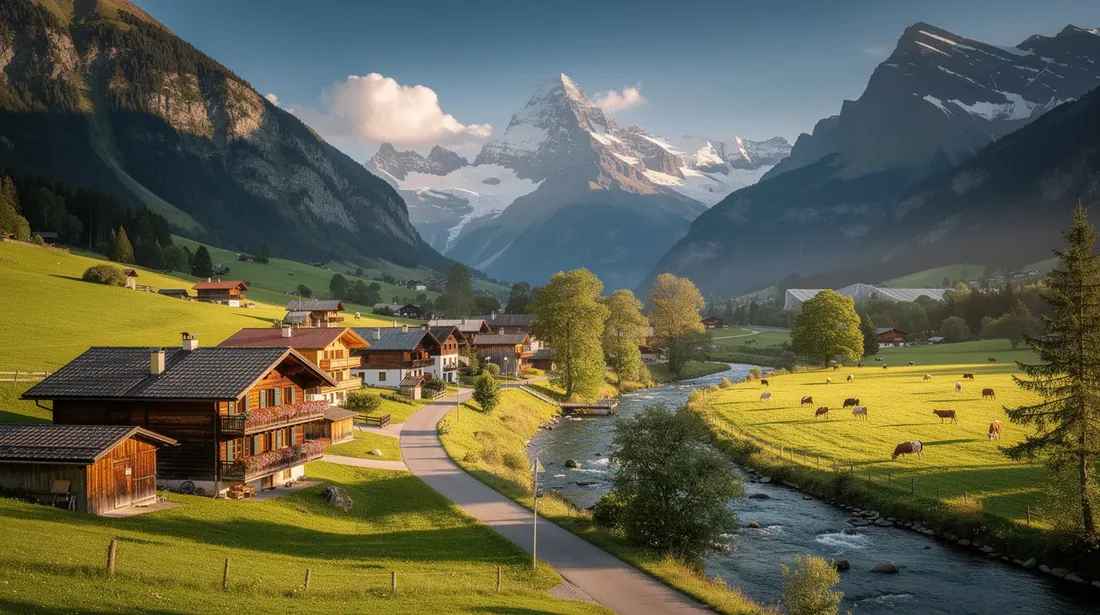 Photovoltaikanlage auf dem Dach eines Einfamilienhauses in der Region Glarus Nord