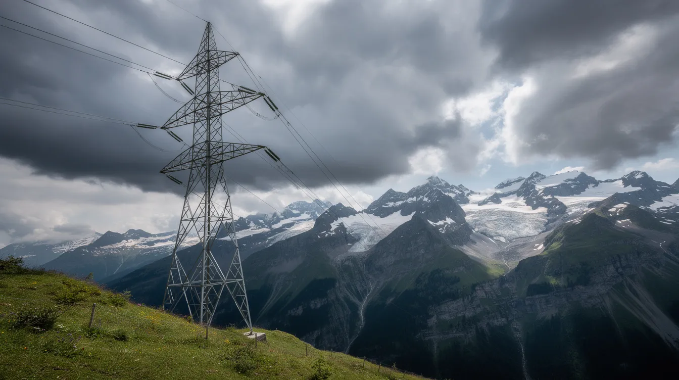 Die Nahaufnahme zeigt Solarpanels auf dem Dach eines Einfamilienhauses, umgeben von einer malerischen ländlichen Landschaft in der Schweiz. Diese Installation könnte zur Senkung der Strompreise in der Gemeinde Vorderthal beitragen und Informationen über erneuerbare Energiequellen bieten.