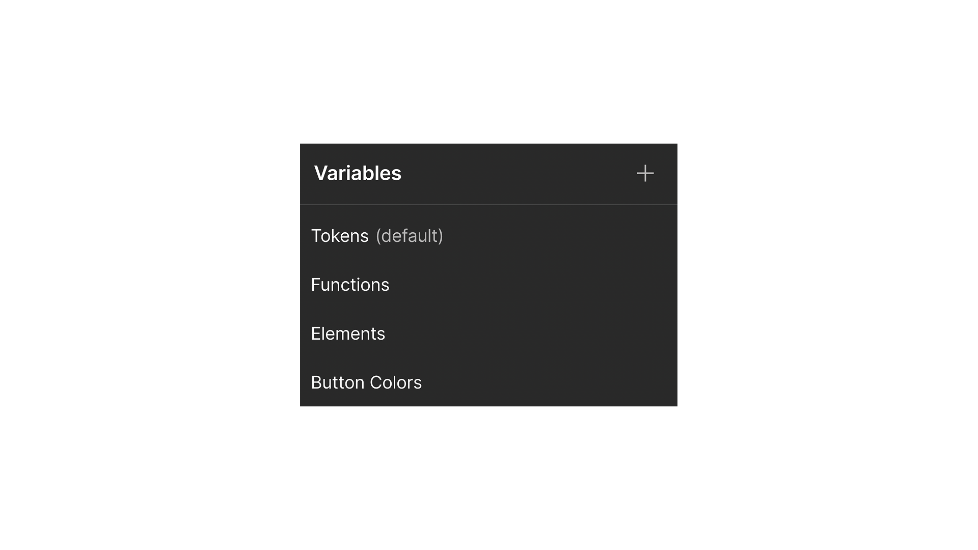 Illustration of having multiple variable libraries, each of a speciifc role