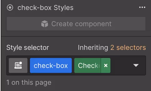 checkbox styling