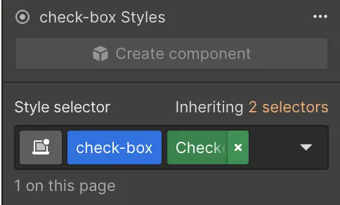 checkbox styling